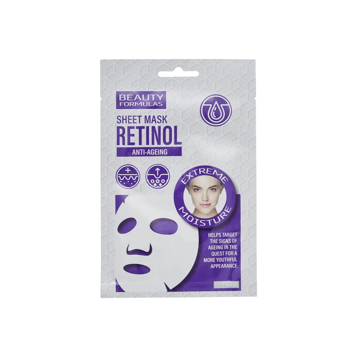 Beauty Formulas Sheet Mask Retinol Anti-Ageing