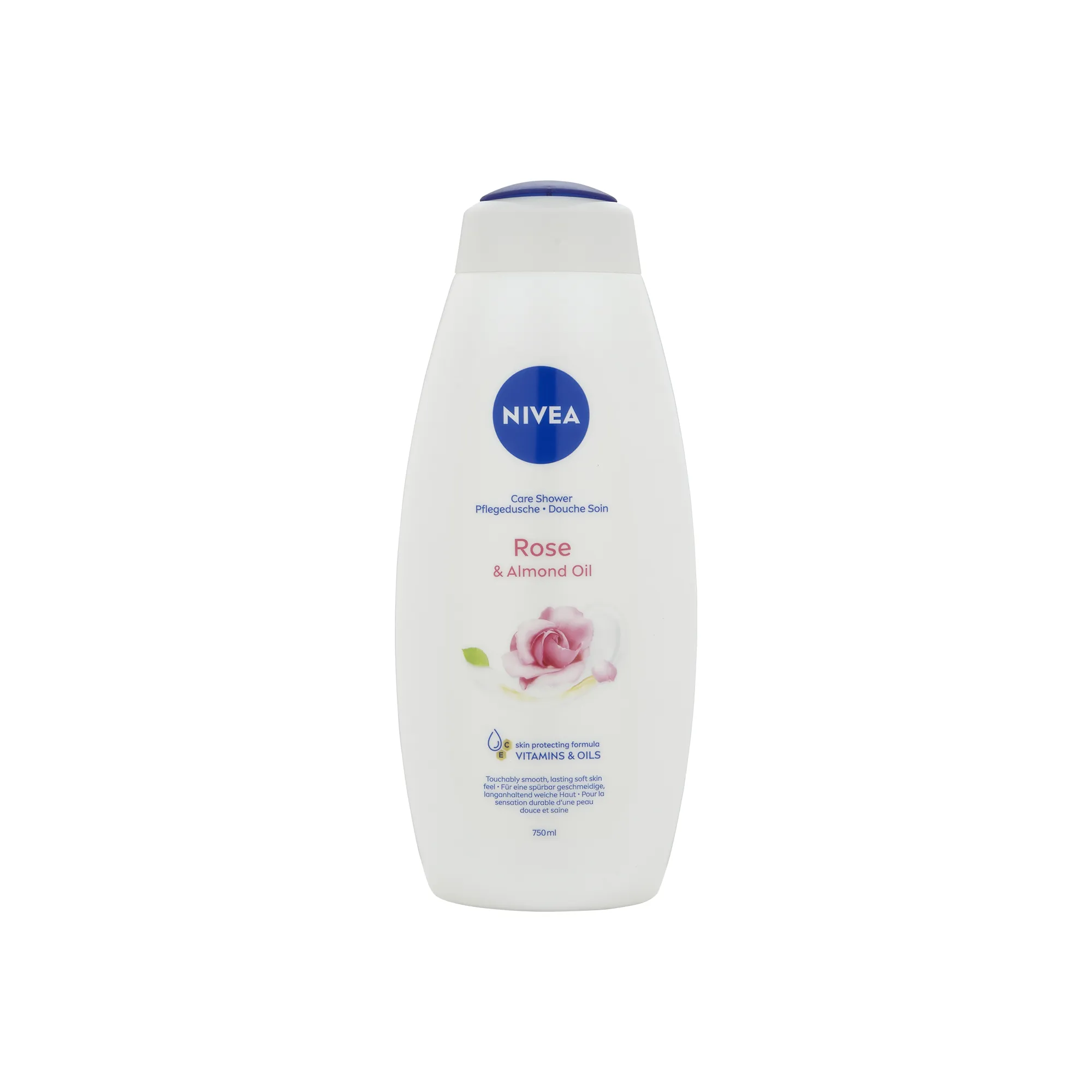 Nivea Caring Shower Cream Rose & Almond Oil 750ml