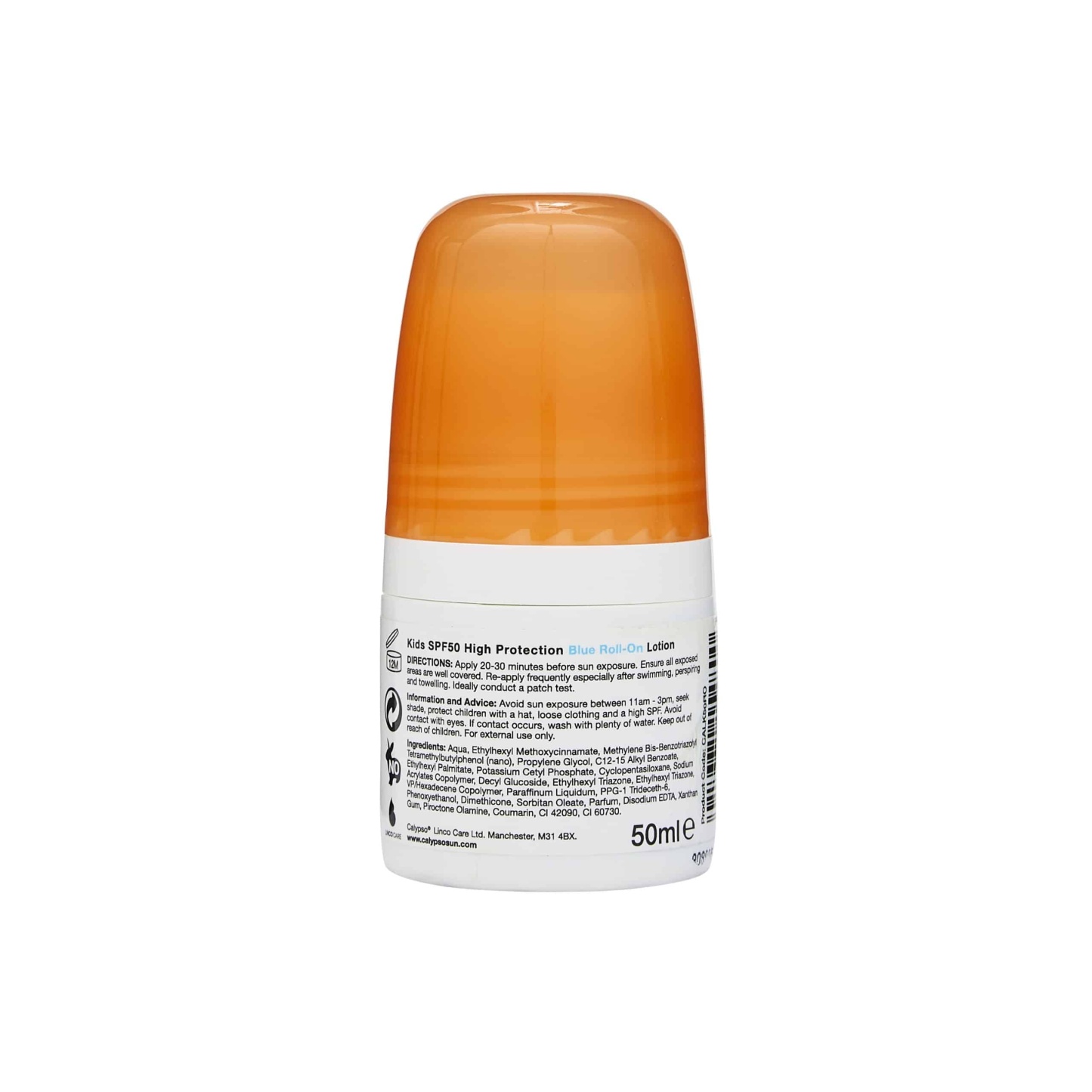 Calypso Kids Coloured Roll-On SPF50 50ml