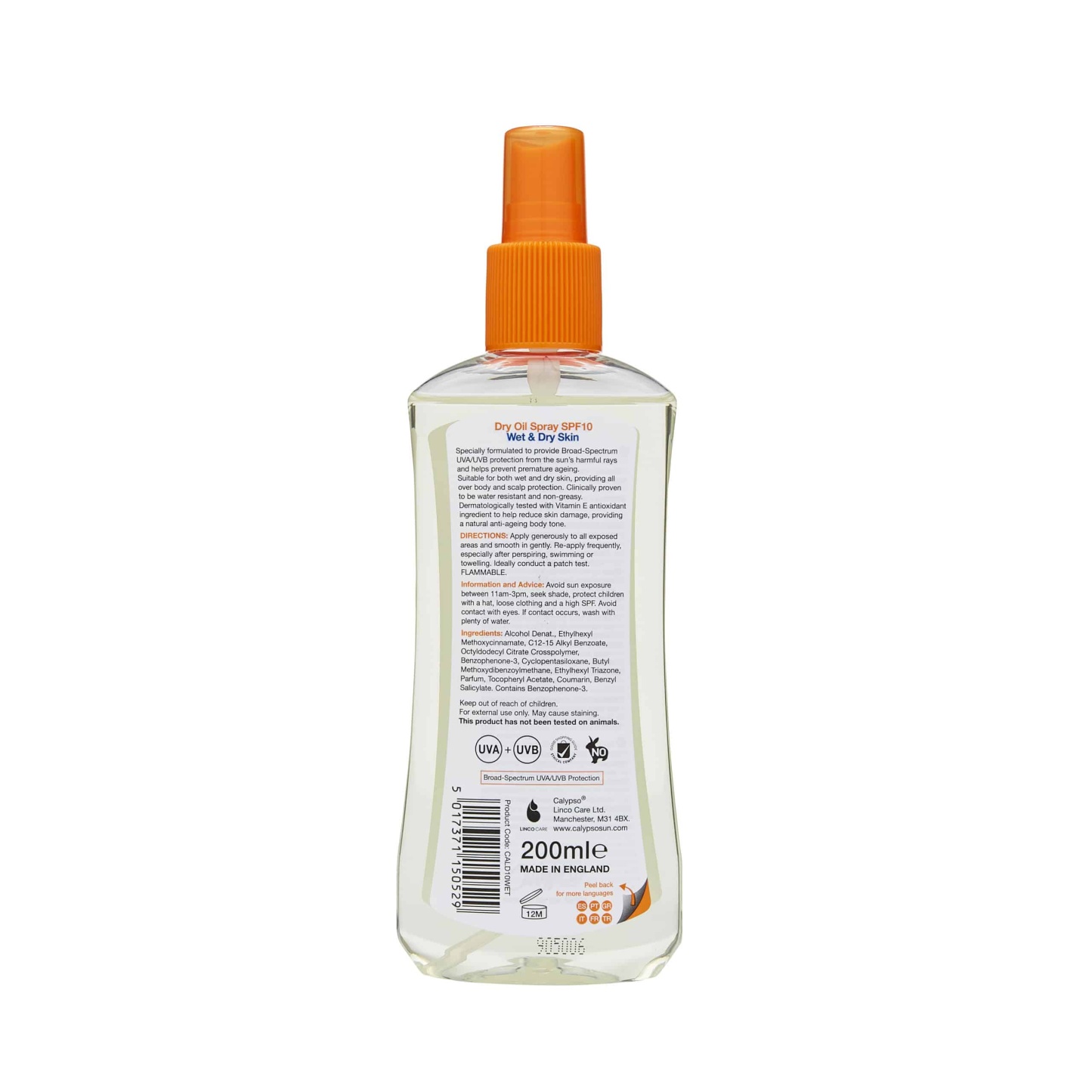 Calypso Dry Oil SPF10 200ml