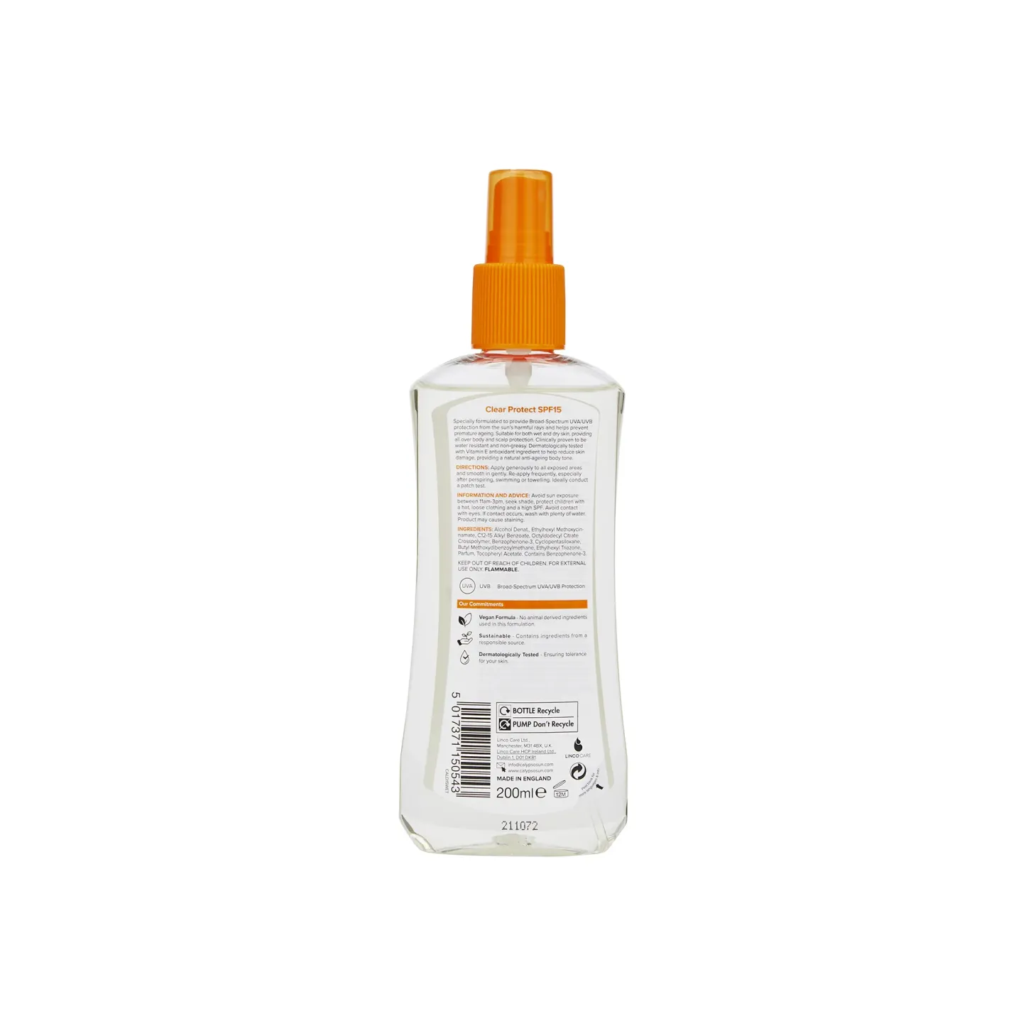 Calypso Dry Oil SPF15 200ml