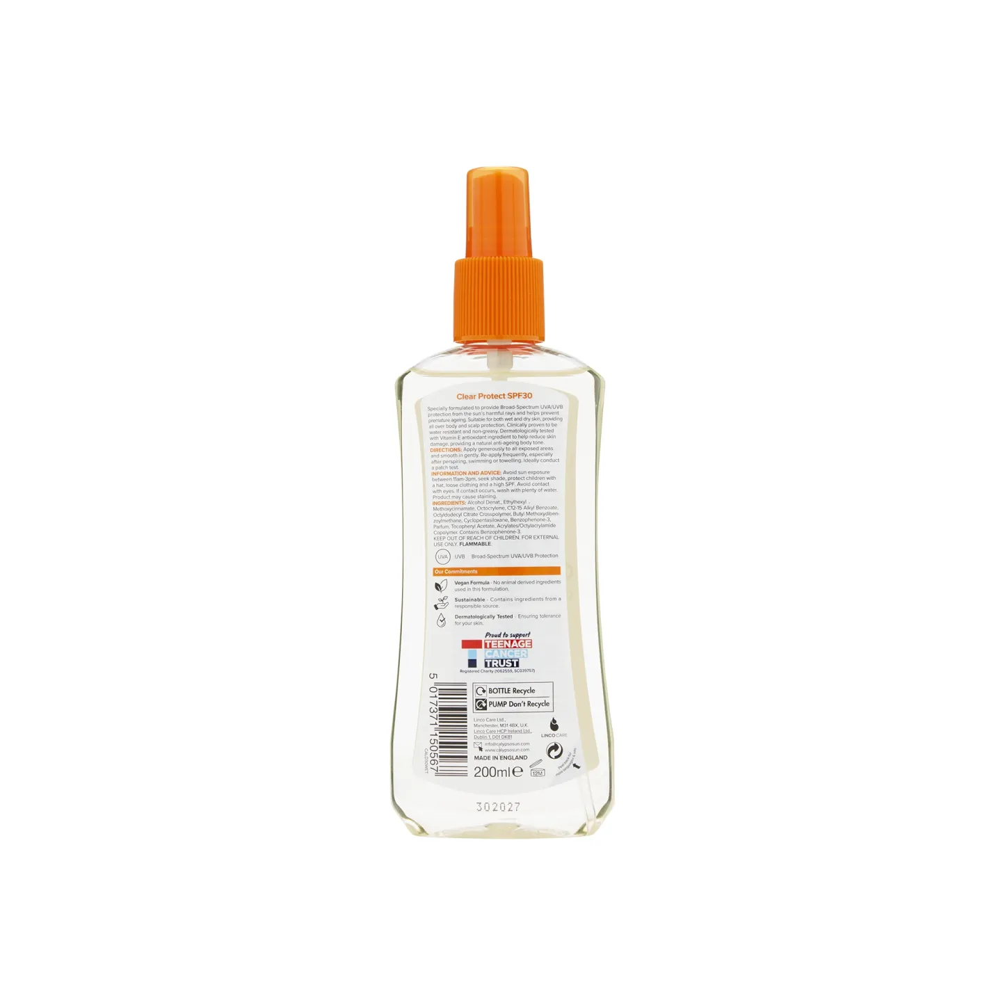 Calypso Dry Oil SPF30 200ml