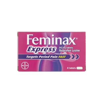 Feminax Express Period Pain & Cramps Tablets 8pk