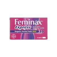 Feminax Express Period Pain & Cramps Tablets 8pk