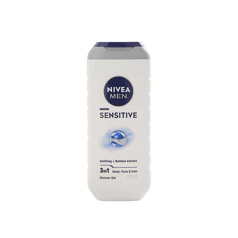 Nivea Men 3in1 Sensitive Shower Gel 250ml