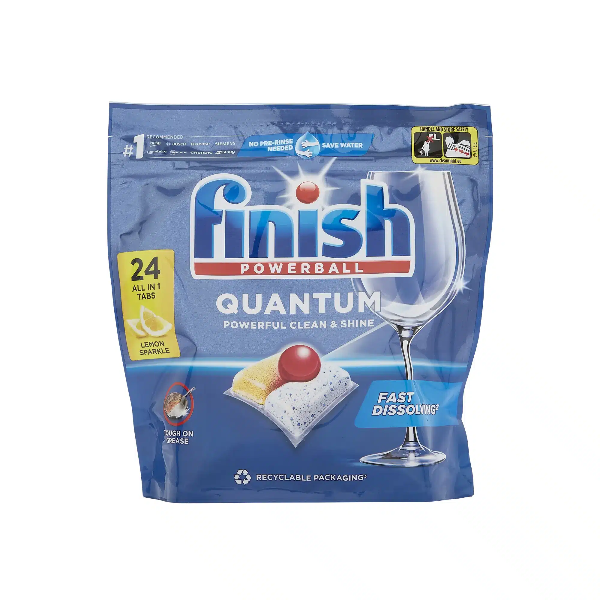 Finish Quantum Dish Washer Tablets 24's Lemon