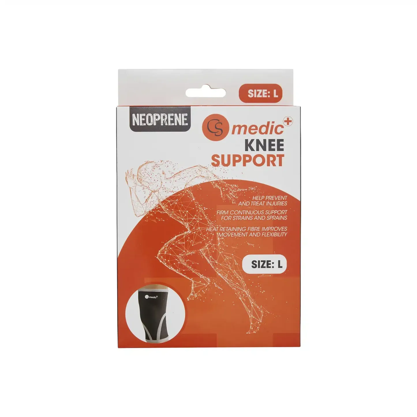 CS Medic Neoprene Knee Support Size Large