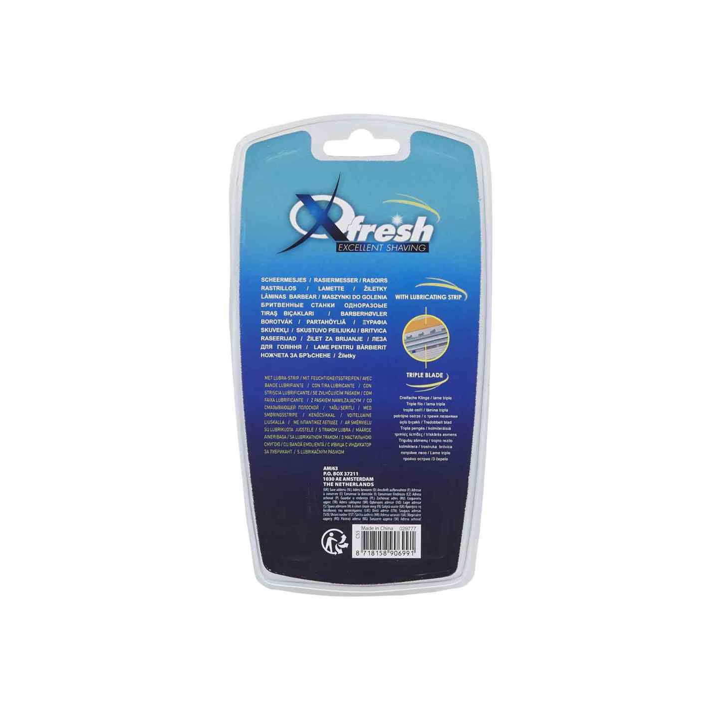 QFresh Razors 3 Pack For Men