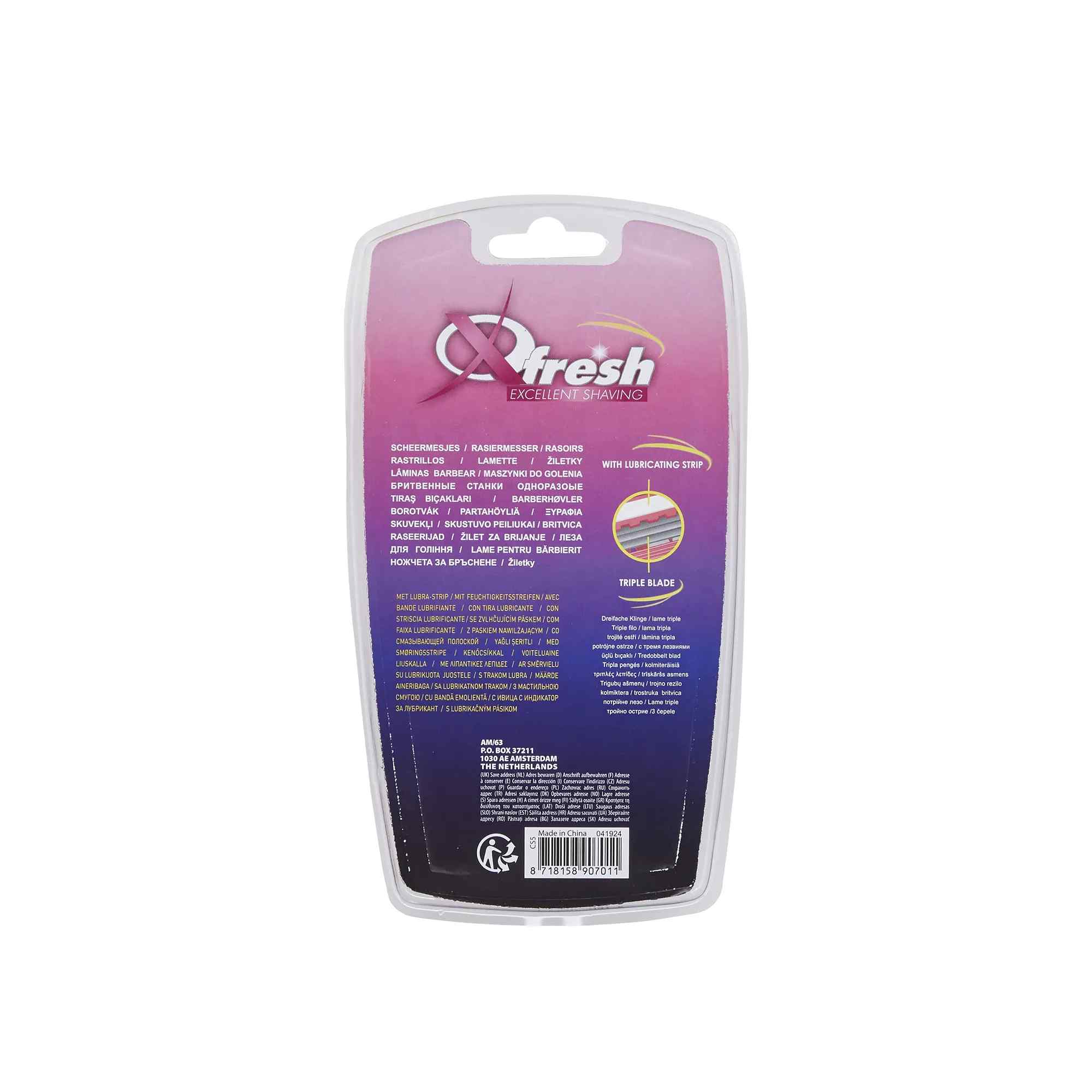 QFresh Razors 3 Pack For Women