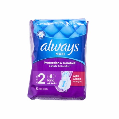 Always Maxi Long With Wings 12's