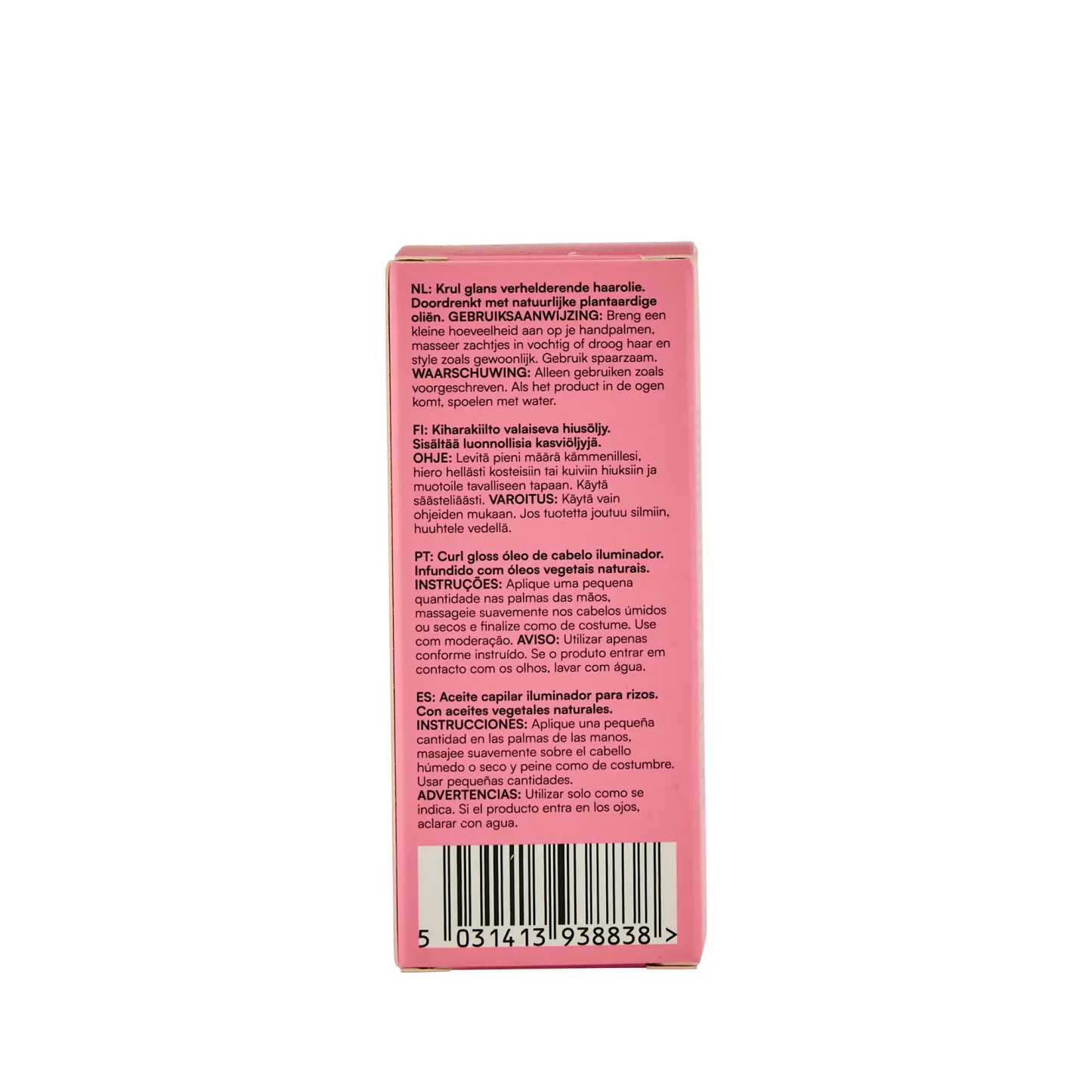 Head Shock Curl Gloss Luminating Oil 30ml