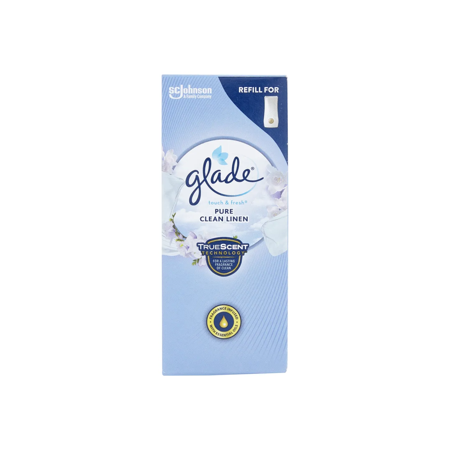 Glade Touch & Fresh Refill Pure Clean Linen 10ml
