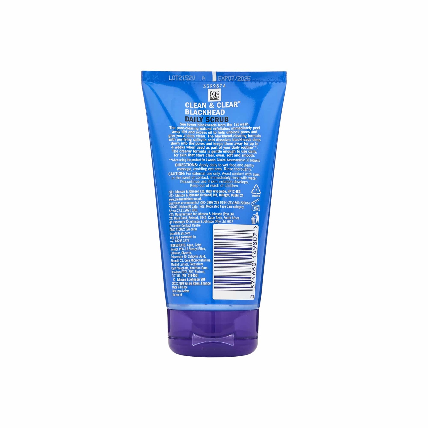 Clean & Clear Blackhead Clearing Daily Scrub 150ml