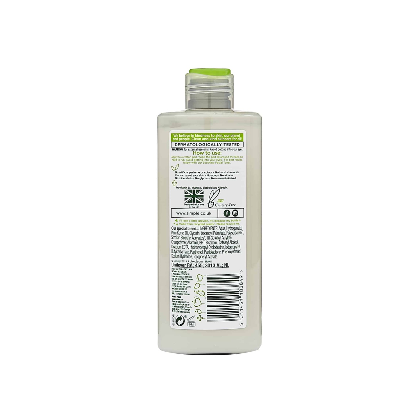 Simple Purifying Facial Cleansing Lotion 200ml