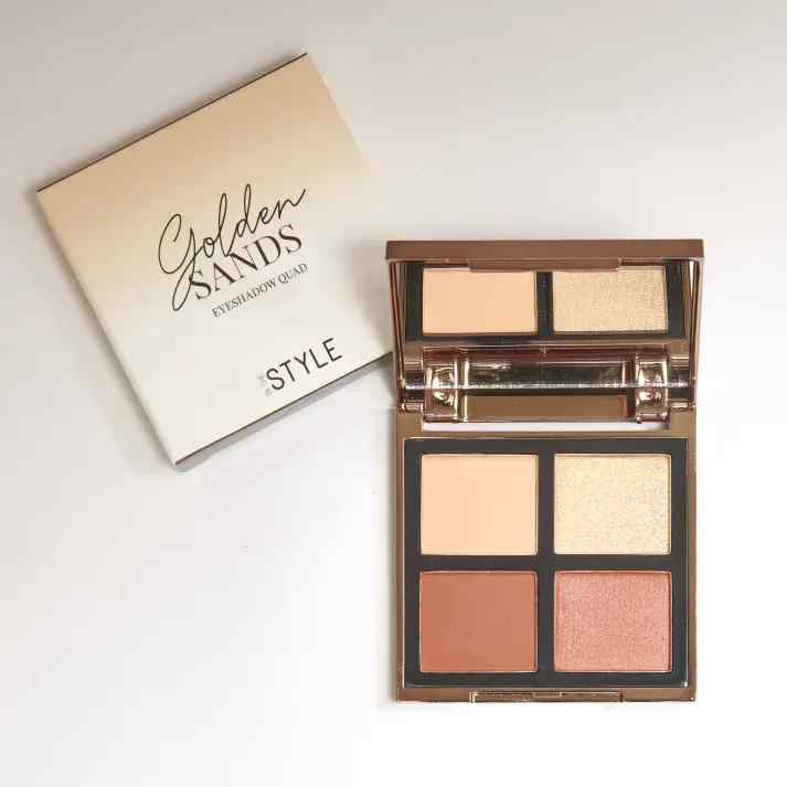 In The Style Quad Eyeshadow Palette Golden Sands