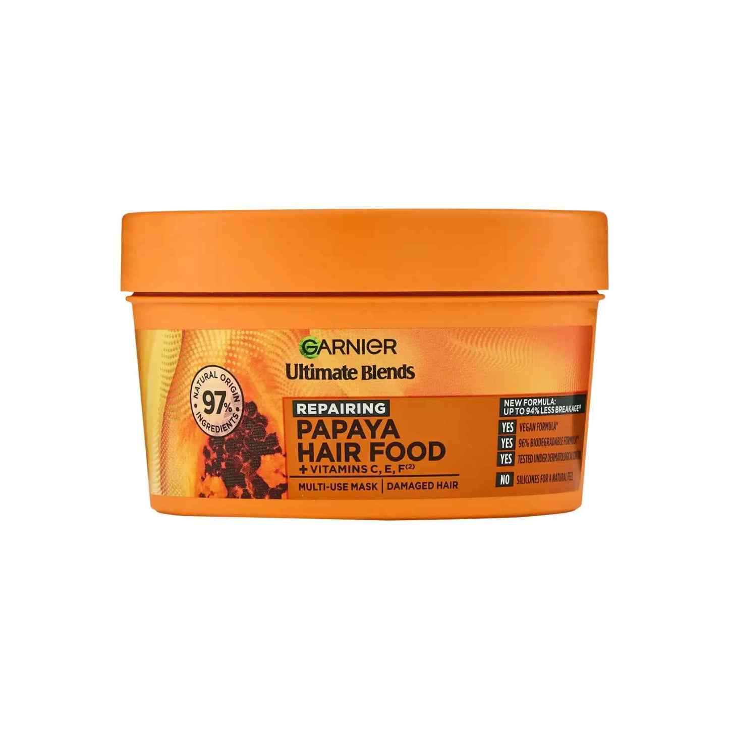 Garnier Ultimate Blends Hair Foods Hair Treatment Mask, Papaya, 320ml