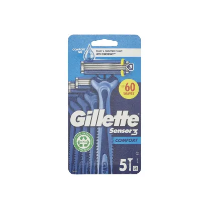 Gillette Sensor 3 Disposable Razors 5'S