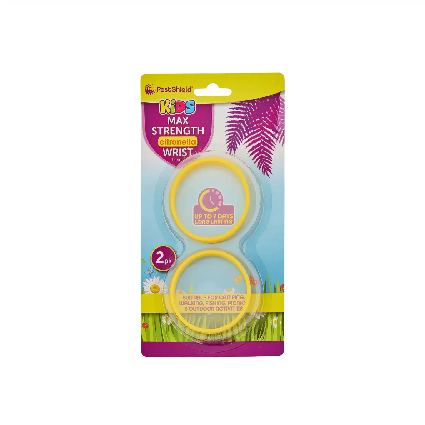 PestShield Kids Max Strength Citronella Wrist Bands