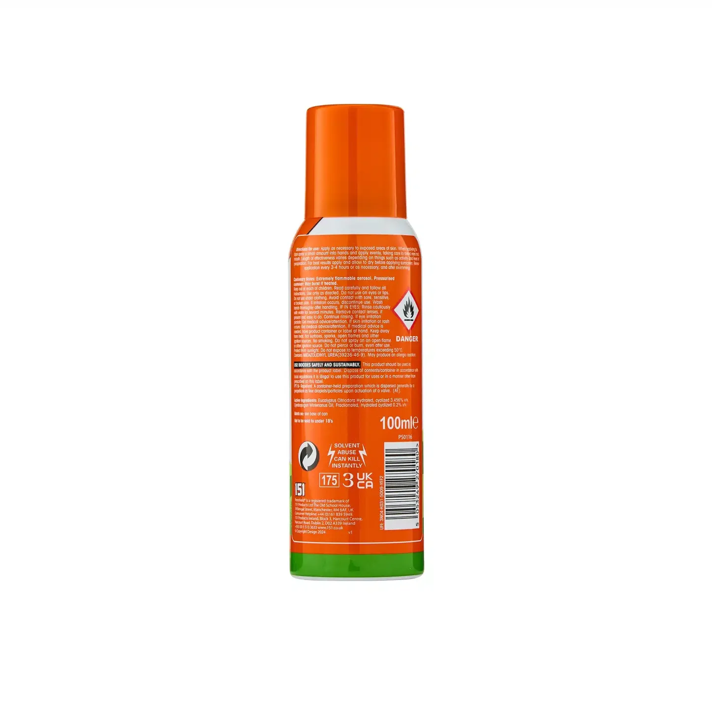 PestShield Mosquito & Insect Repellent Aerosol 100ml