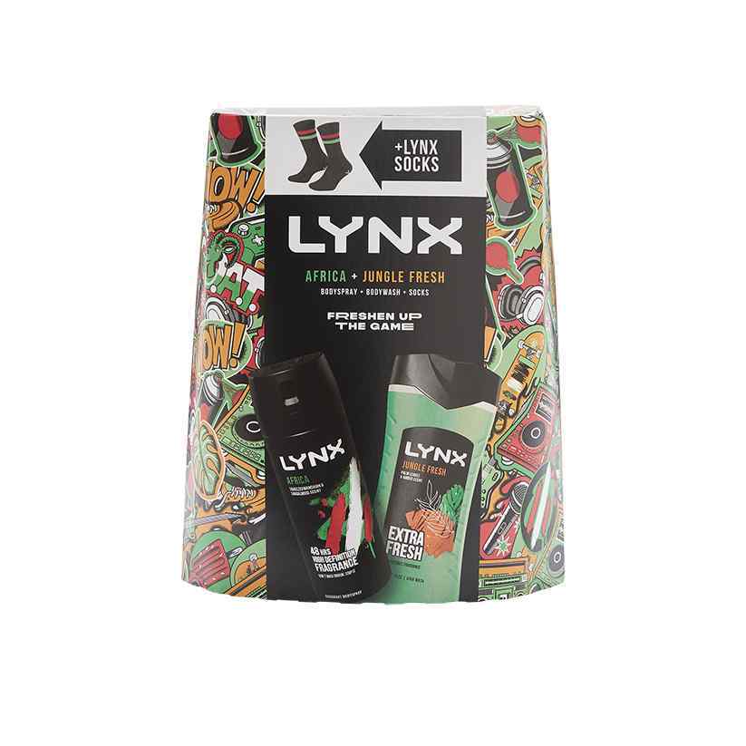 Lynx Africa And Jungle Fresh Gift Set