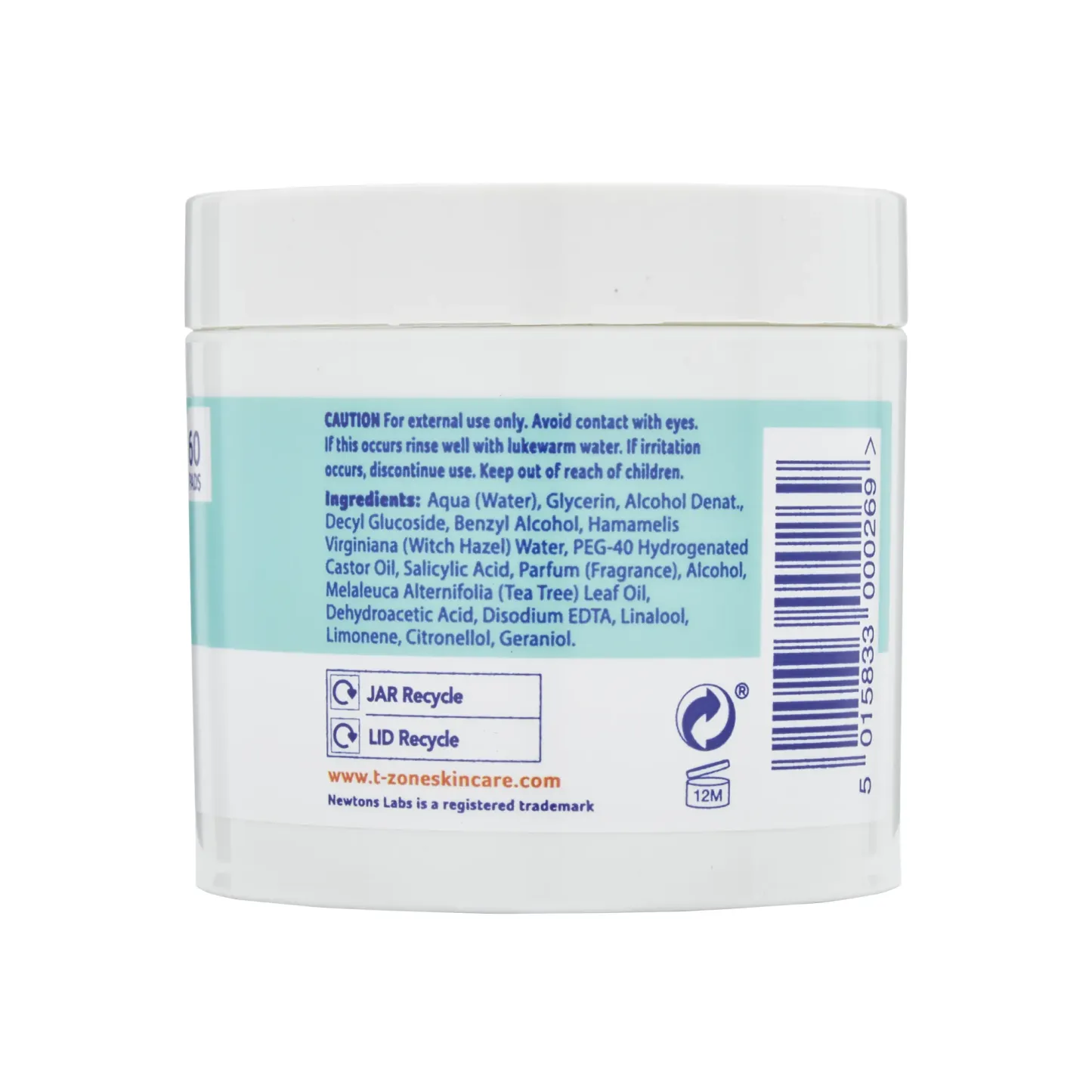 T Zone Blemish Clearing Cleansing Pads 60's