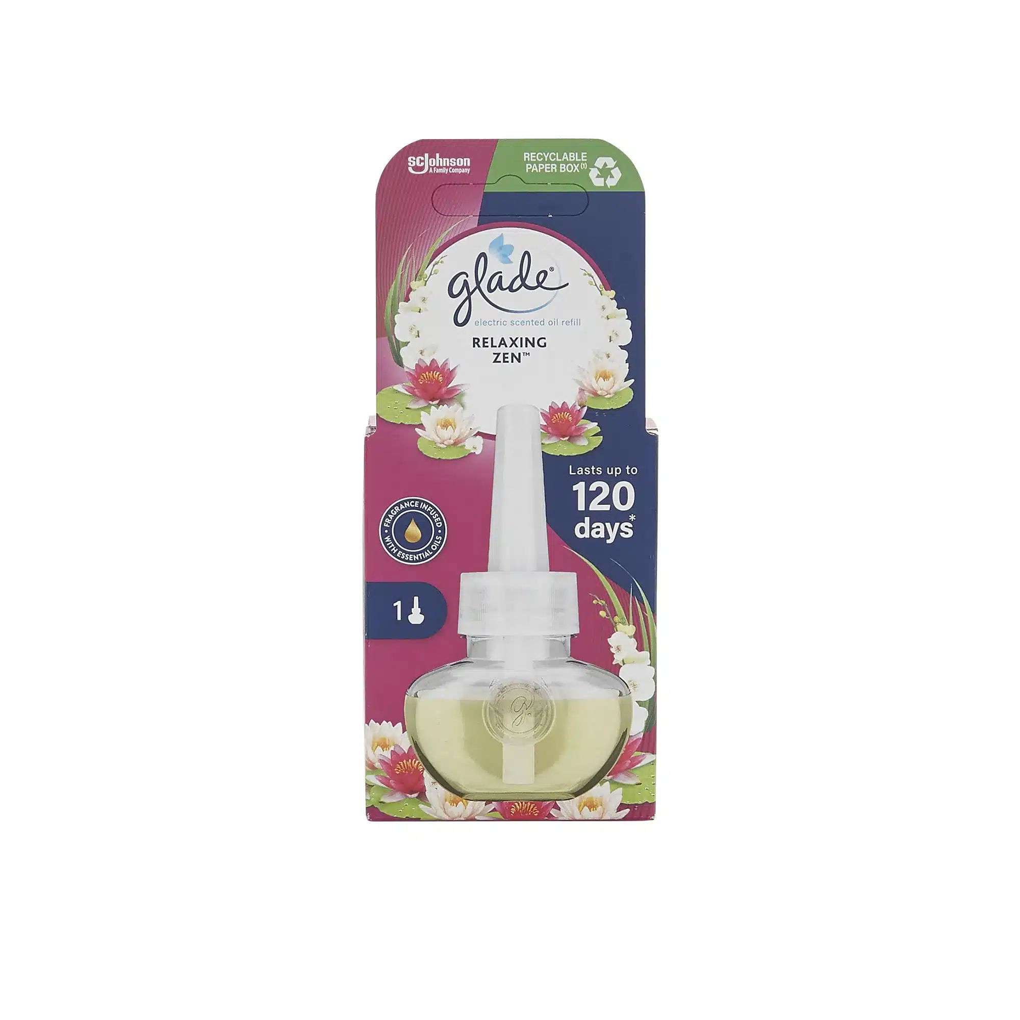 Glade Electric Scented Oil Refill Pure Relaxing Zen 20ml