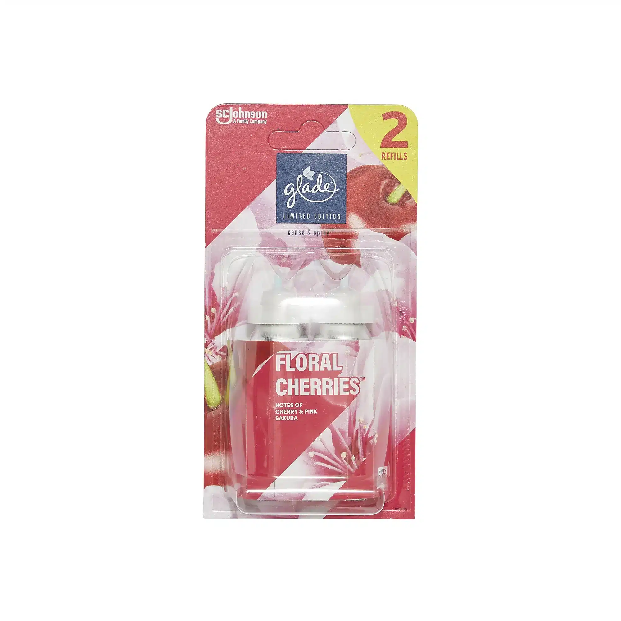 Glade Sense & Spray Twin Refill Cherry