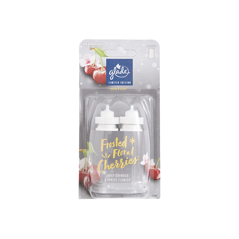 Glade Sense & Spray Twin Refill Cherry