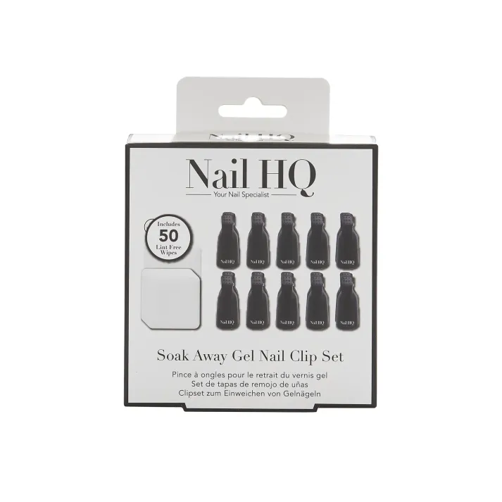Nail HQ Soak Away Gel Nail Clip Set
