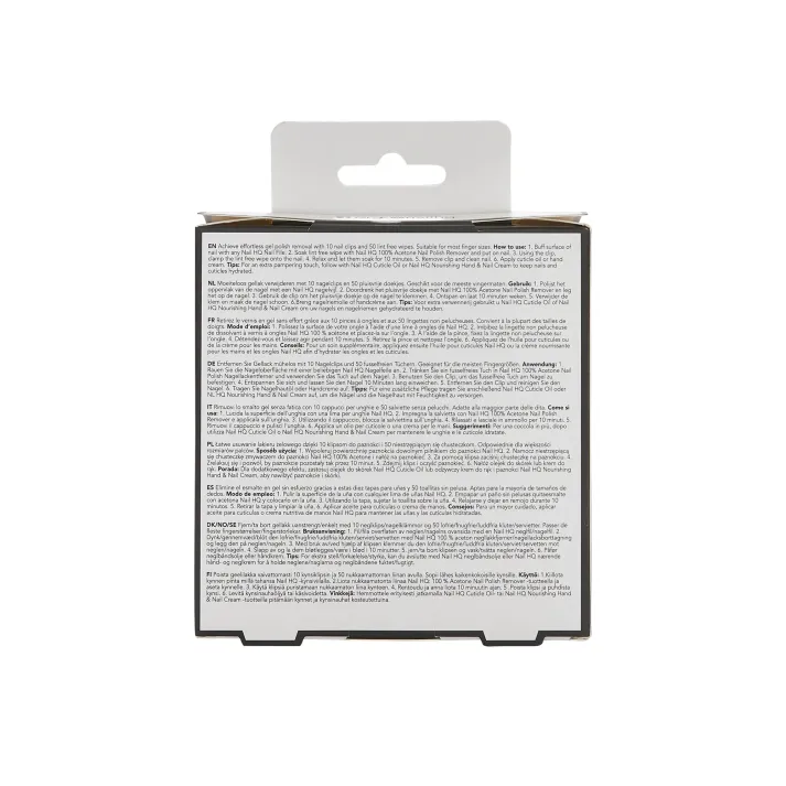 Nail HQ Soak Away Gel Nail Clip Set