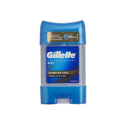 Gillette Clear Gel Champion Gold Antiperspirant & Deodorant For Men 70ml