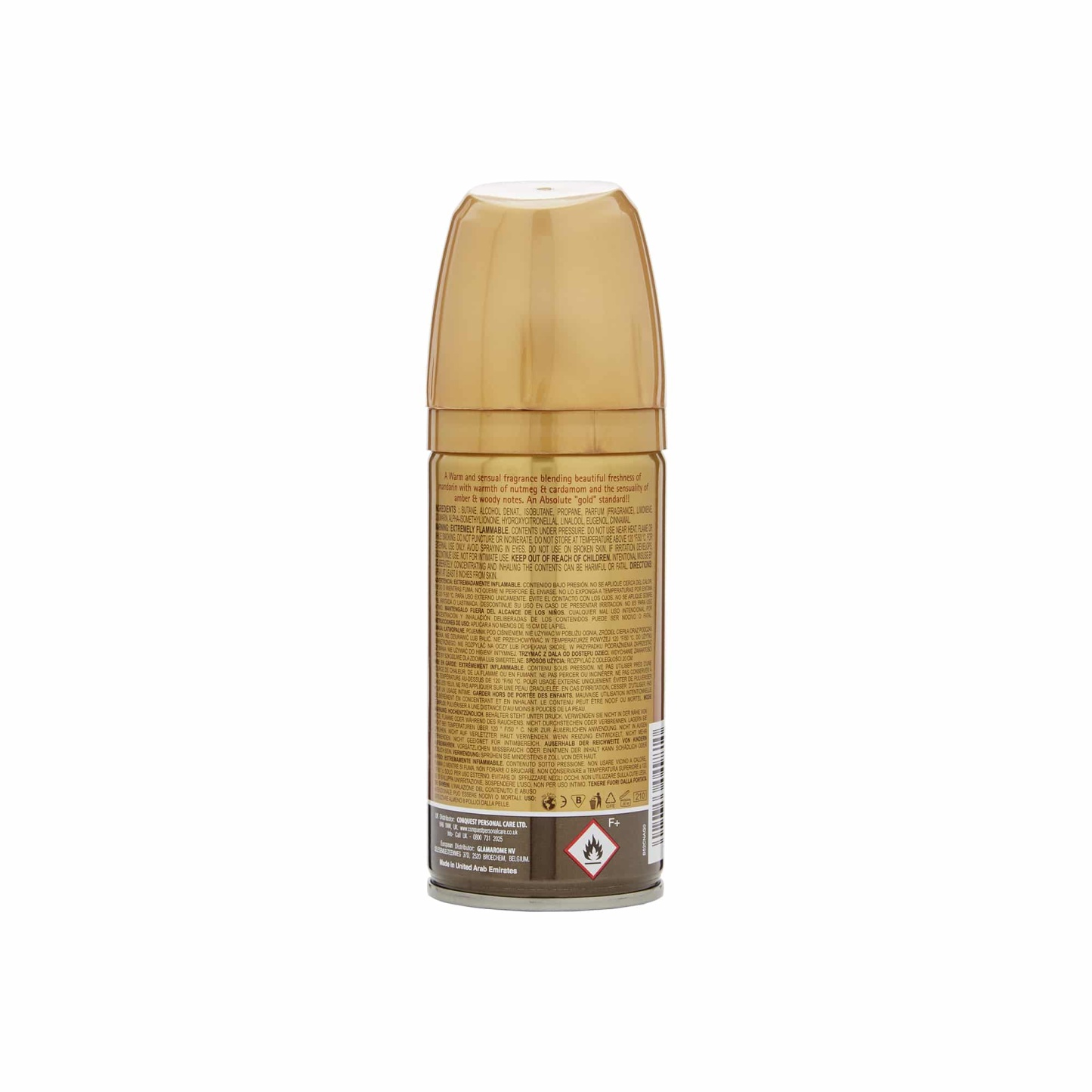 Addiction Gold Body Spray 150ml
