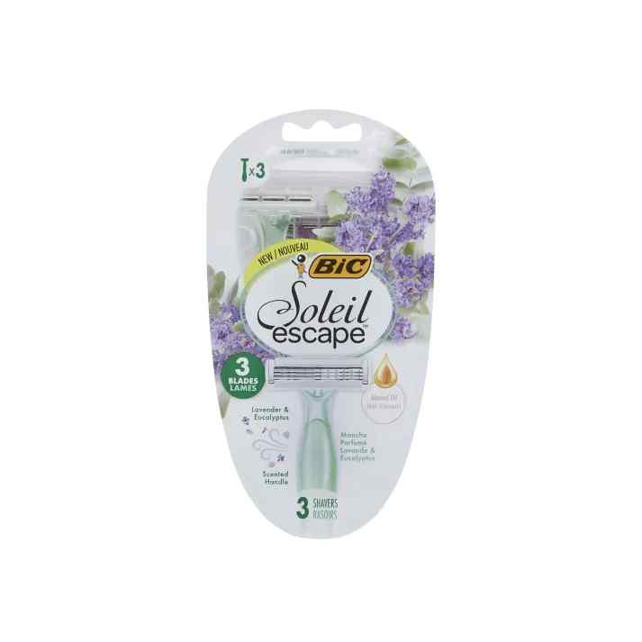 BIC Soleil Escape 3 3's Lavender & Eucalyptus