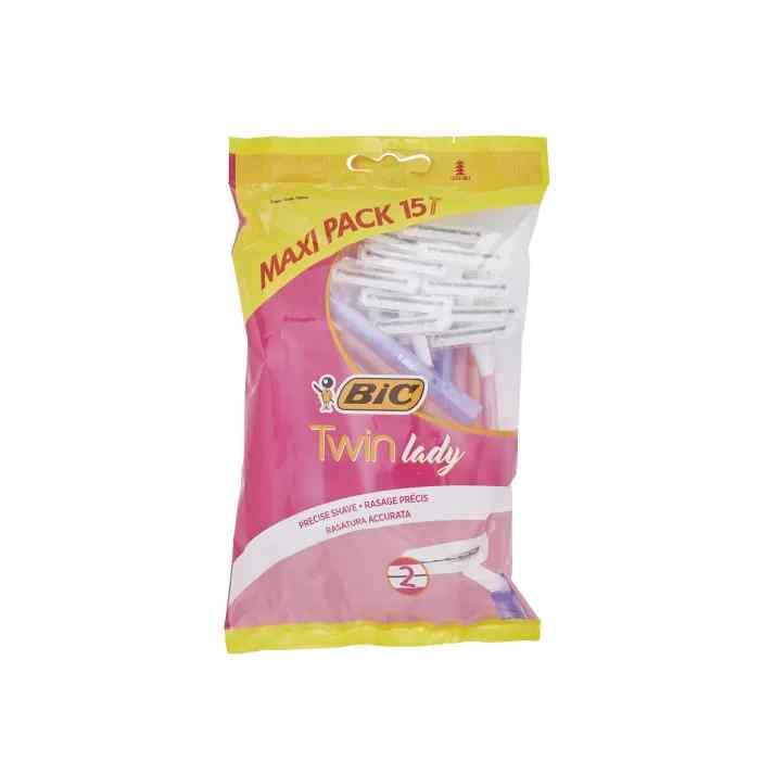 BIC Twin Lady Sensitive Razors 15 Pack