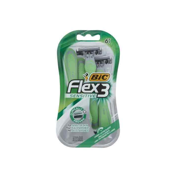 BIC Flex 3 Sensitive Blades 6pk