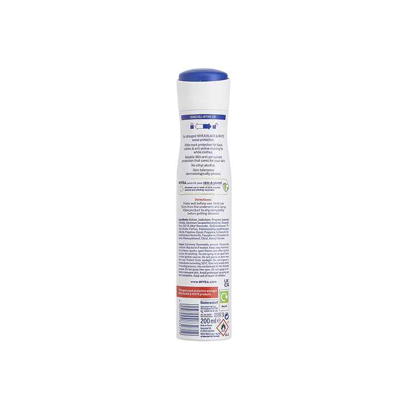 Nivea Black & White Max Protection Anti-Perspirant Deodorant 200ml