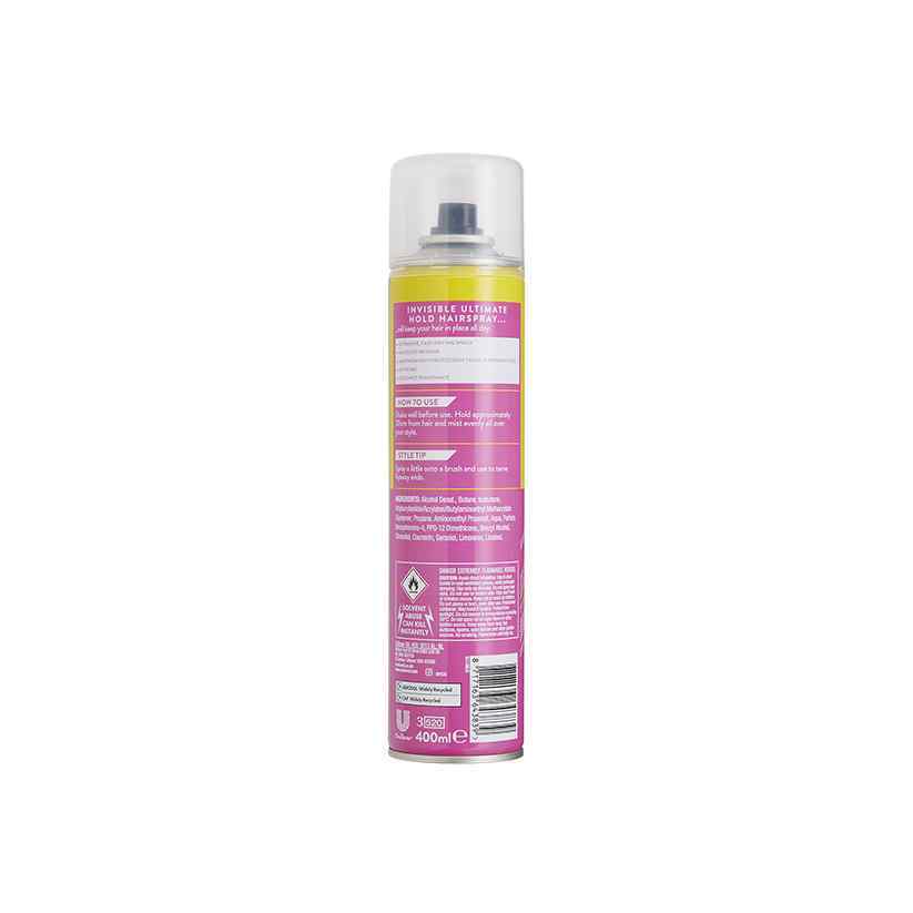 Vo5 Ultimate Hold Hair Spray 400ml