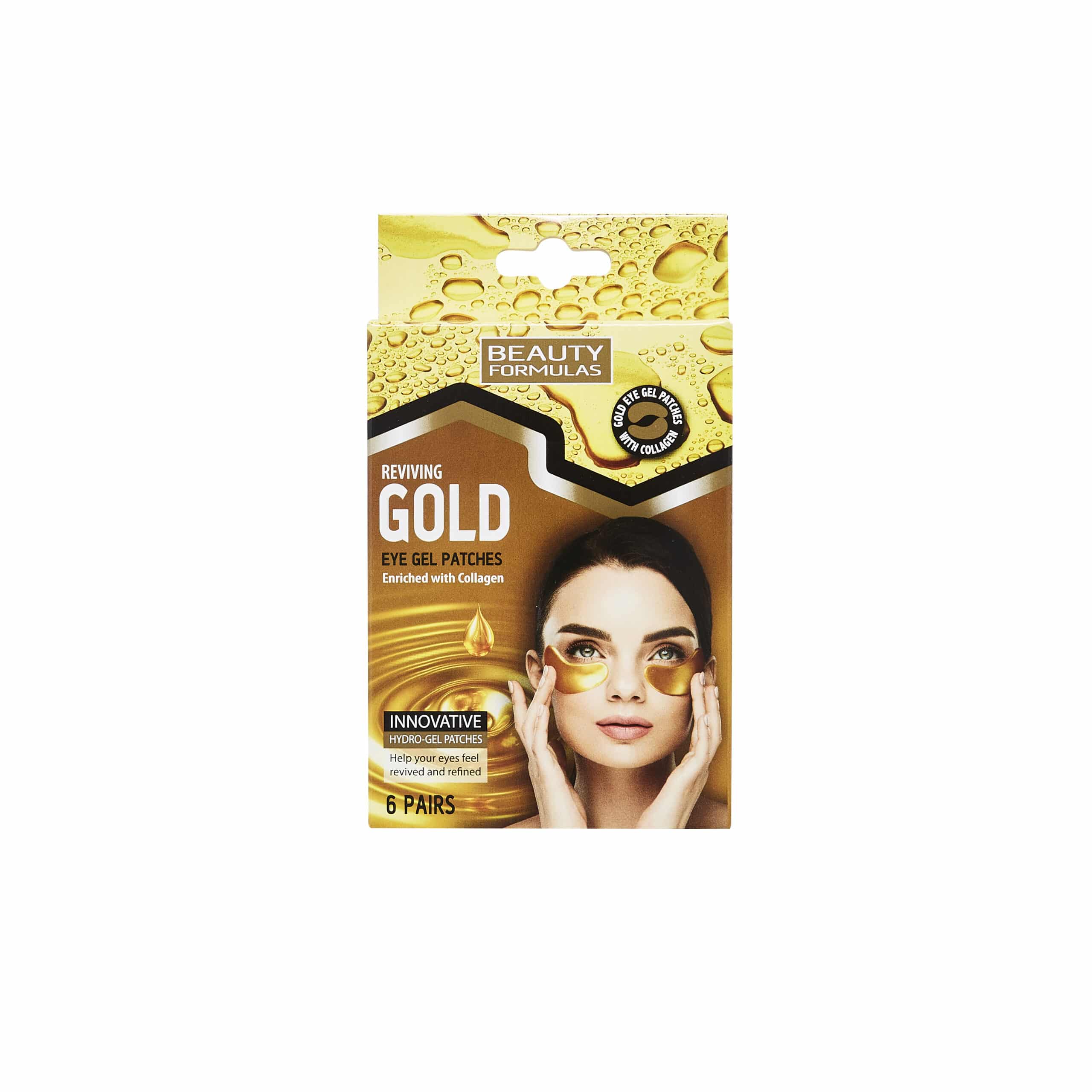 Beauty Formulas Gold Eye Gel Patches 6's