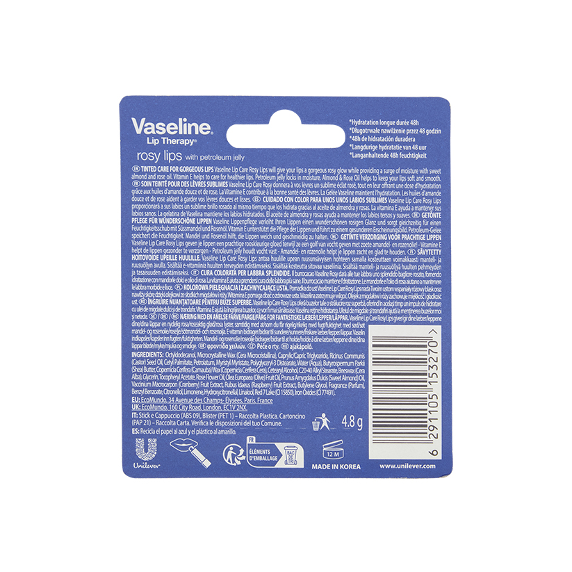Vaseline Lip Stick Rosy 4.8g
