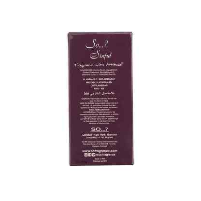 So...? Sinful Eau de Toilette Perfume for Women 30ml