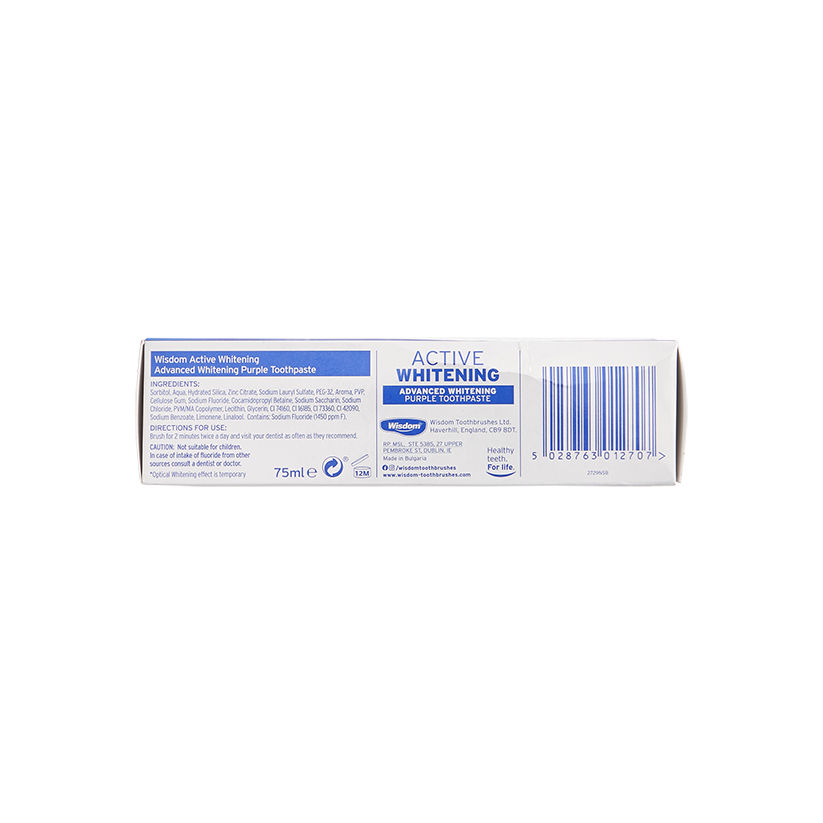 Active Whitening Advanced Whitening Purple Toothpaste 75ml