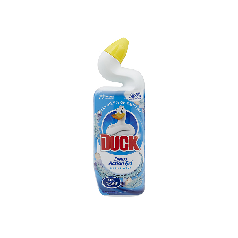 Duck Toilet Cleaner Deep Action Liquid Gel Marine 750ml