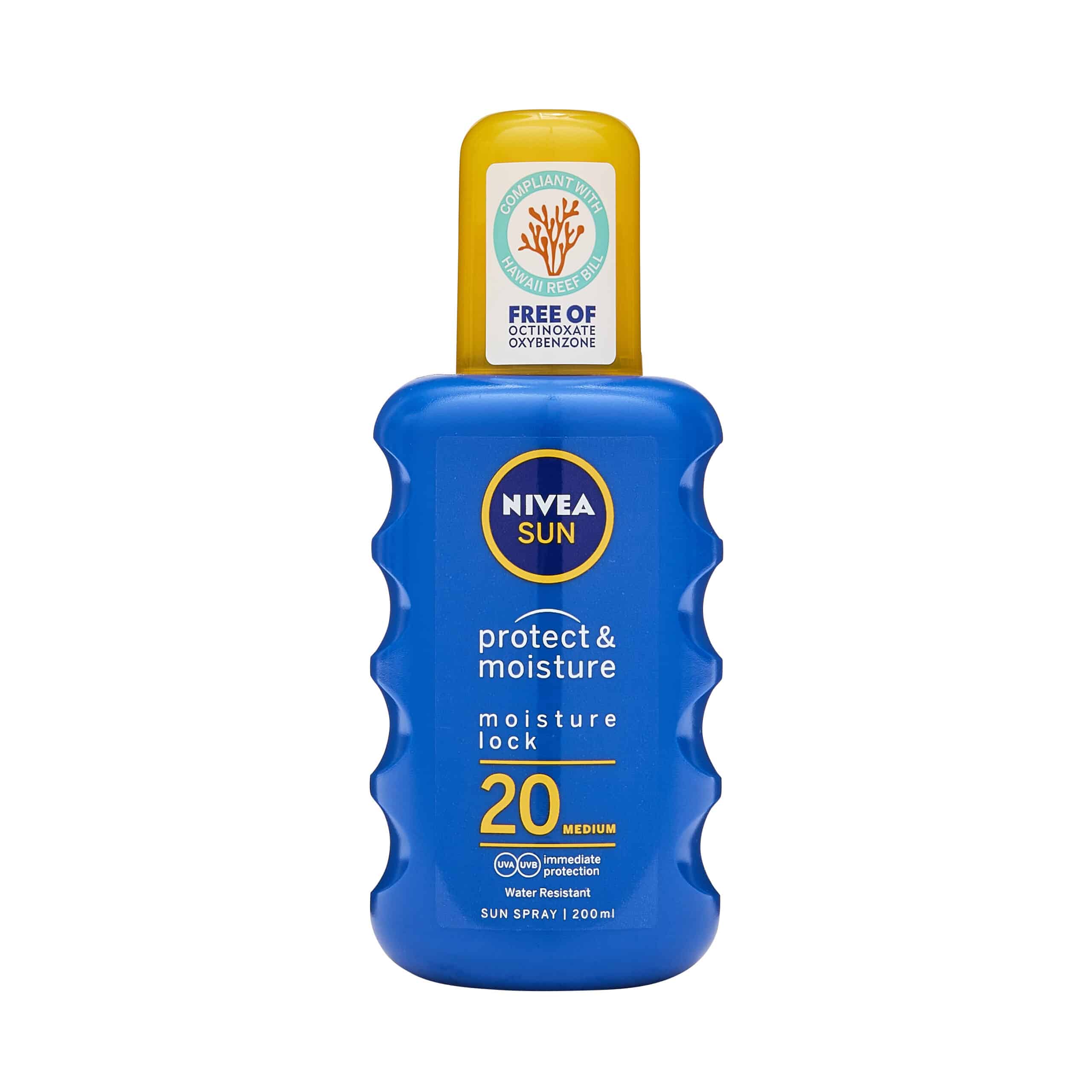 NIVEA SUN Protect & Moisture Suncream Spray SPF20 200ml