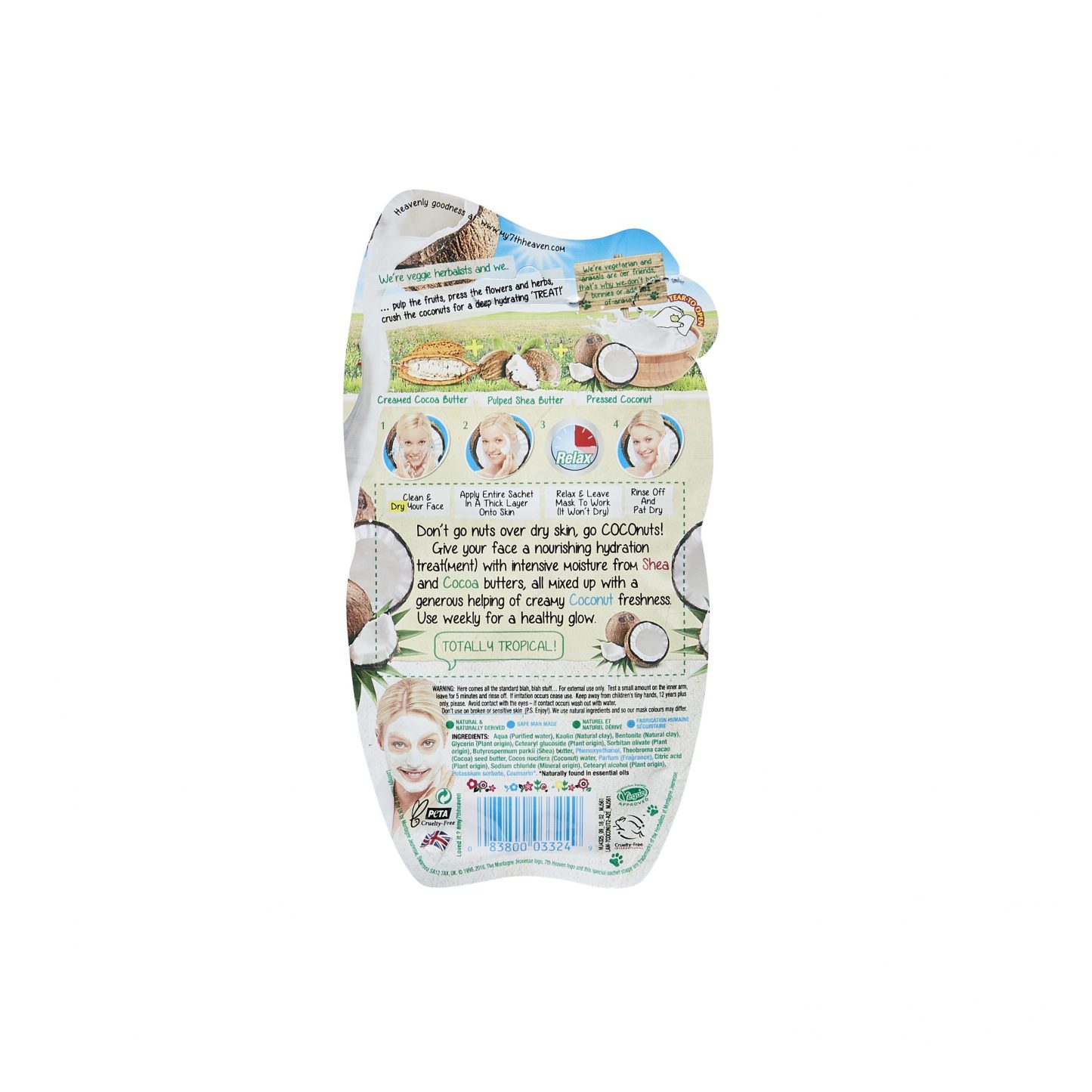7th Heaven Coconut Cream Mask 15ml