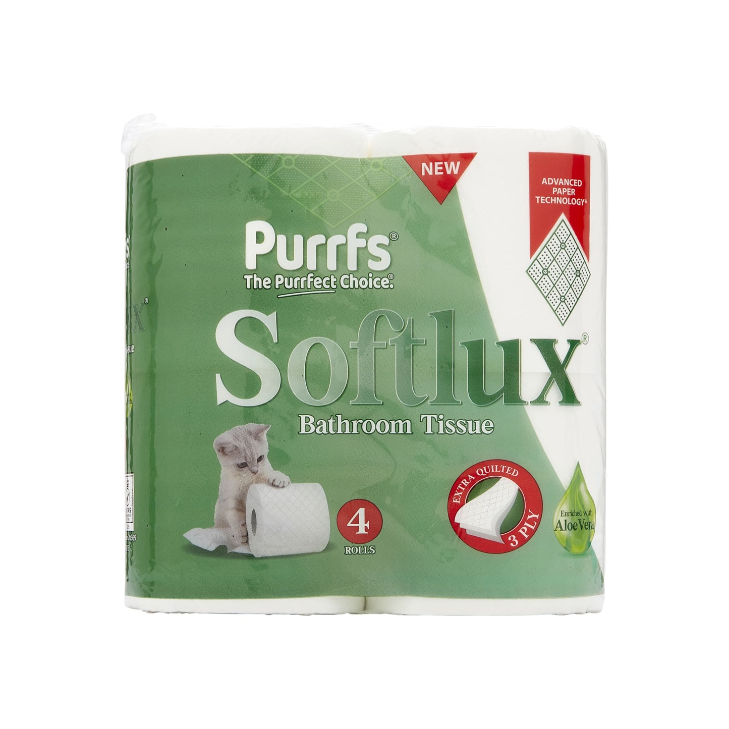 Elite Softlux 4 Rolls x 3 Ply Extra Quilted Bathroom Tissue