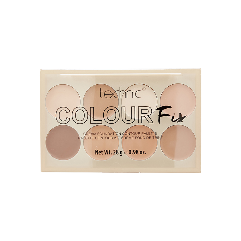 Technic Colour Max Cream Foundation Contour Palette 8 x 3.5g