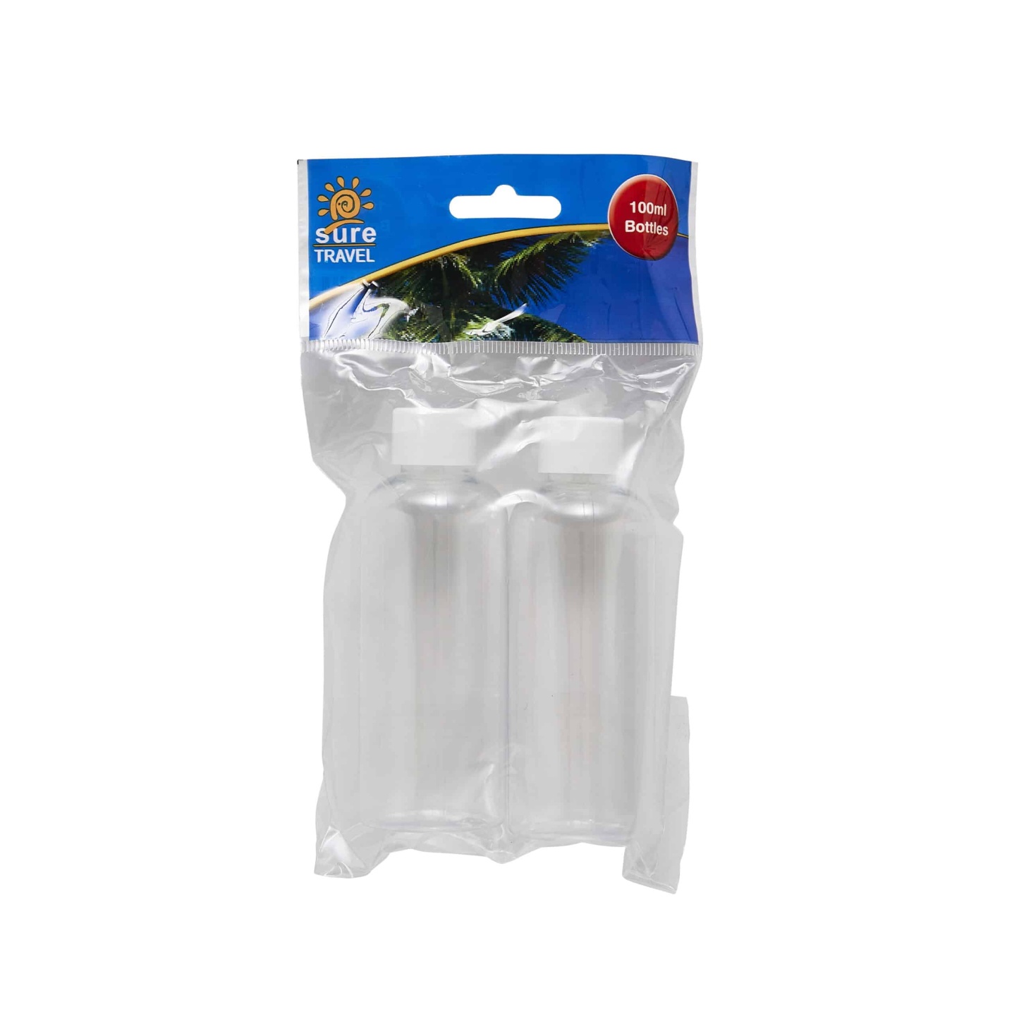 Sure Travel Bottles 100ml Pack of 2