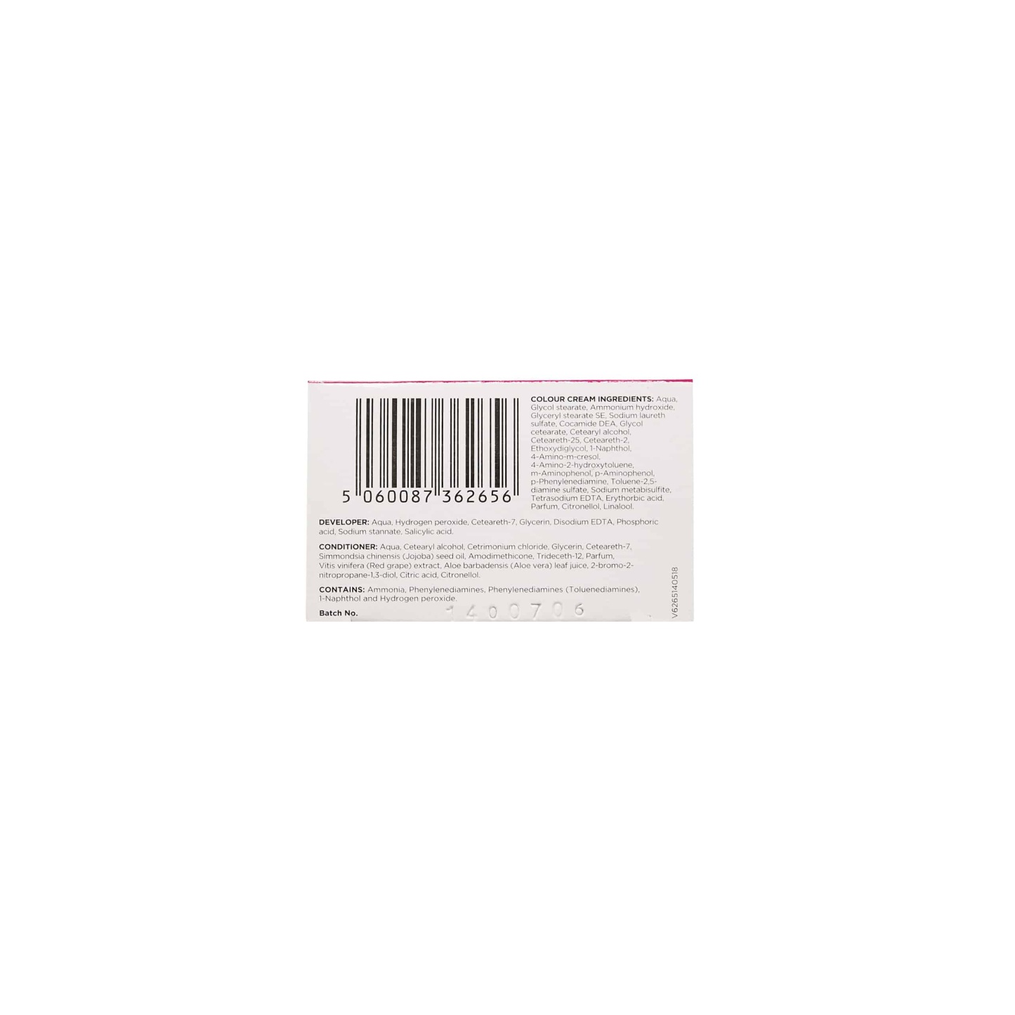 Derma V10 Salon Fashion Hair Col Deep Red Brown 4.5