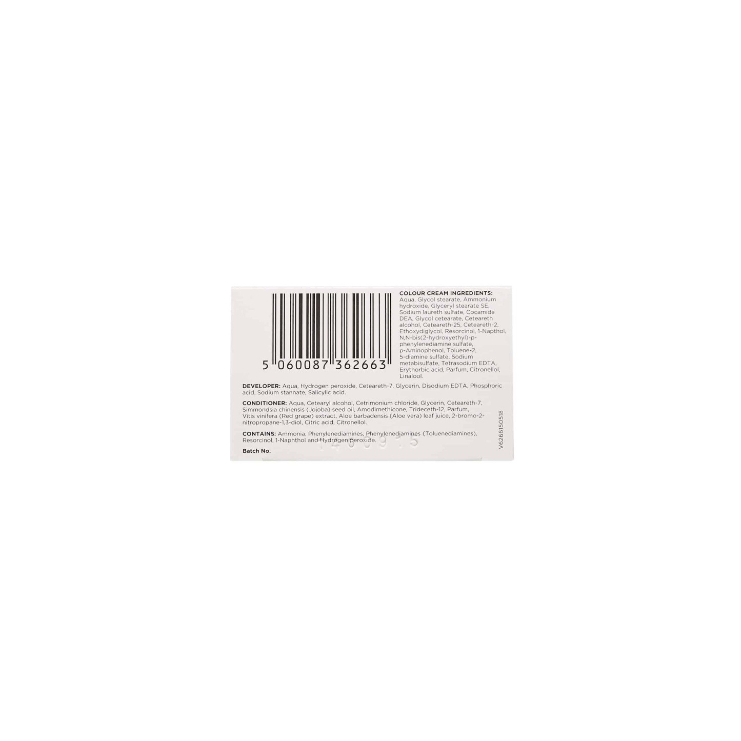 Derma V10 Salon Fashion Hair Colour Light Brown 6