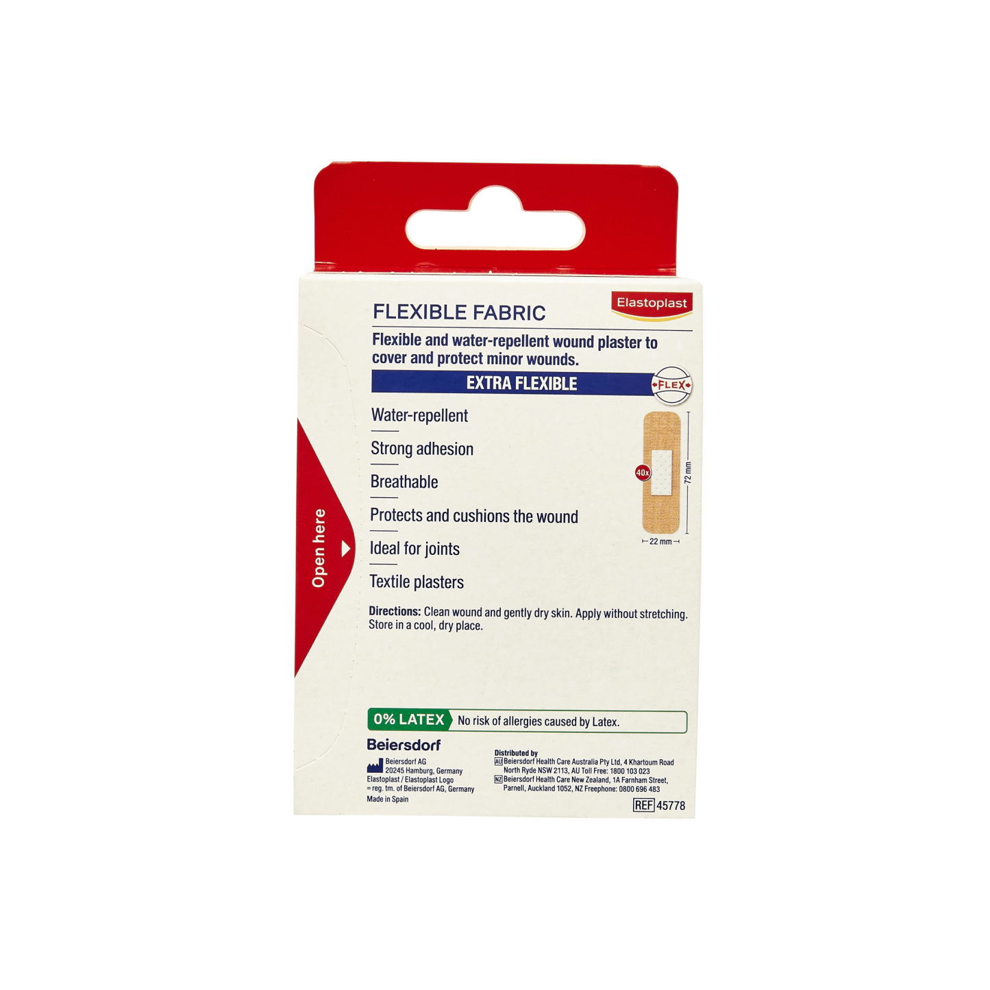 Elastoplast Fabric Breathable Plasters 40's